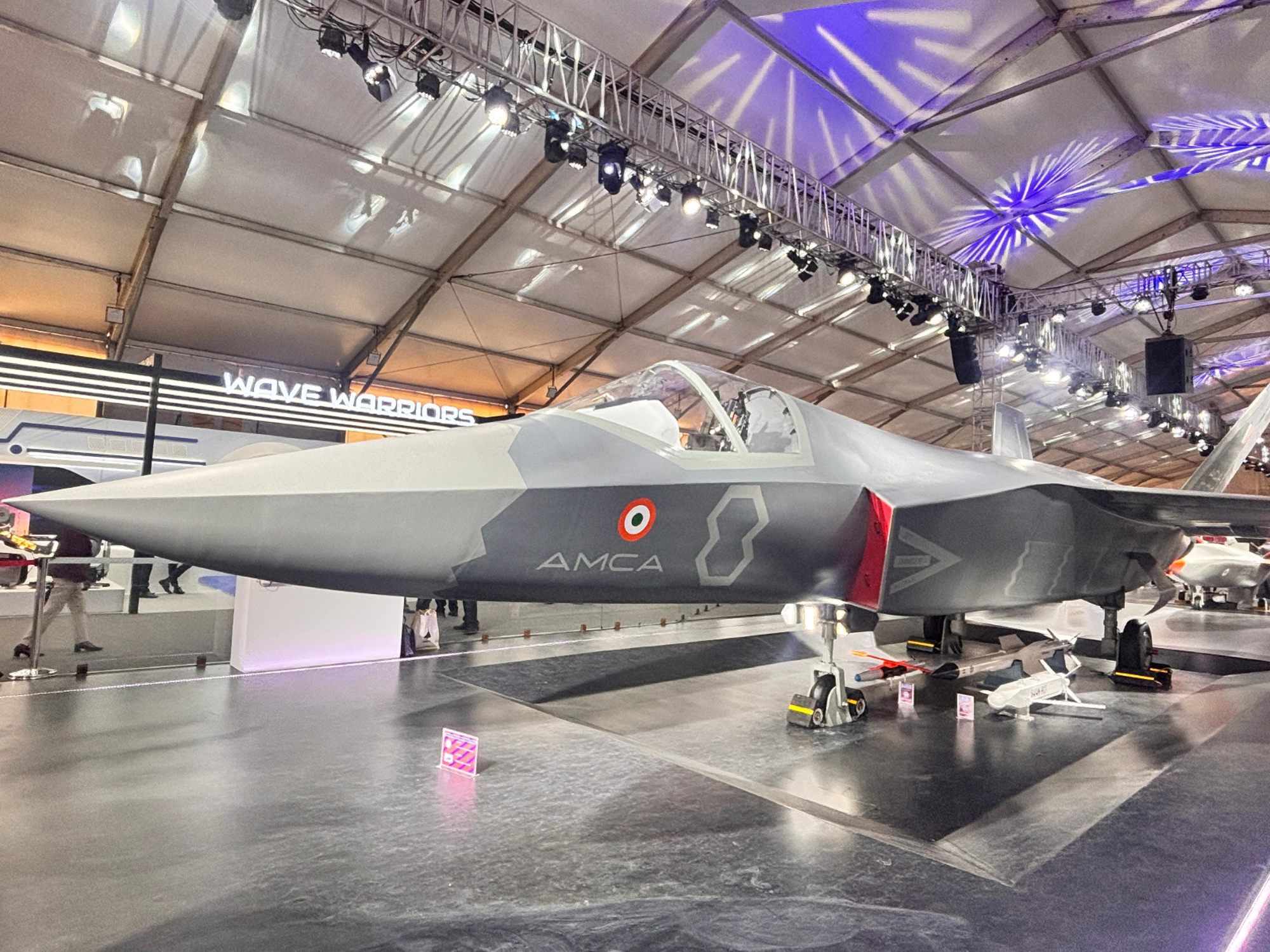India's 5th generation Advanced Medium Combat Aircraft (AMCA). Photo: Indian Ministry of Defence