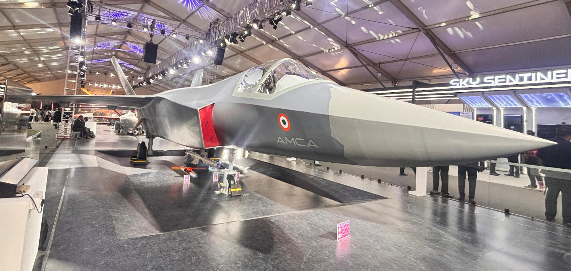 India's 5th generation Advanced Medium Combat Aircraft (AMCA). Photo: Indian Ministry of Defence