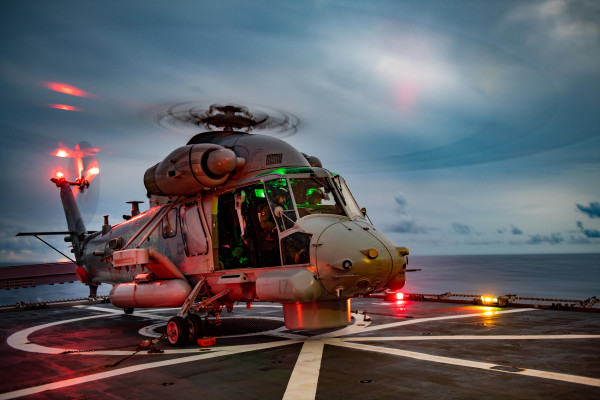 New Zealand's SeaSprite helicopter.