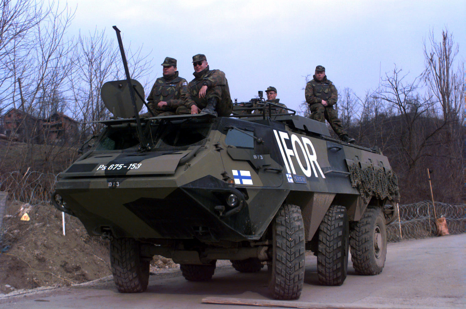 Finnish troops