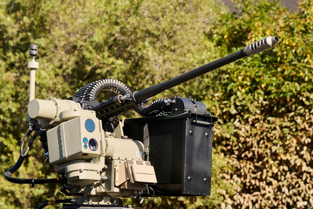 Slinger counter-drone Remote Weapon Systems (RWS).