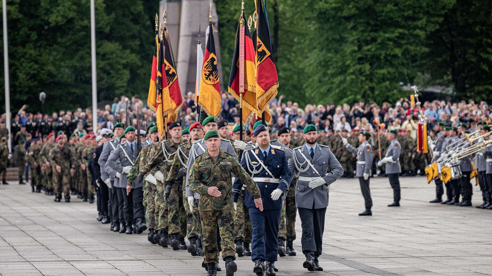 Germany's troops in Vilnius.