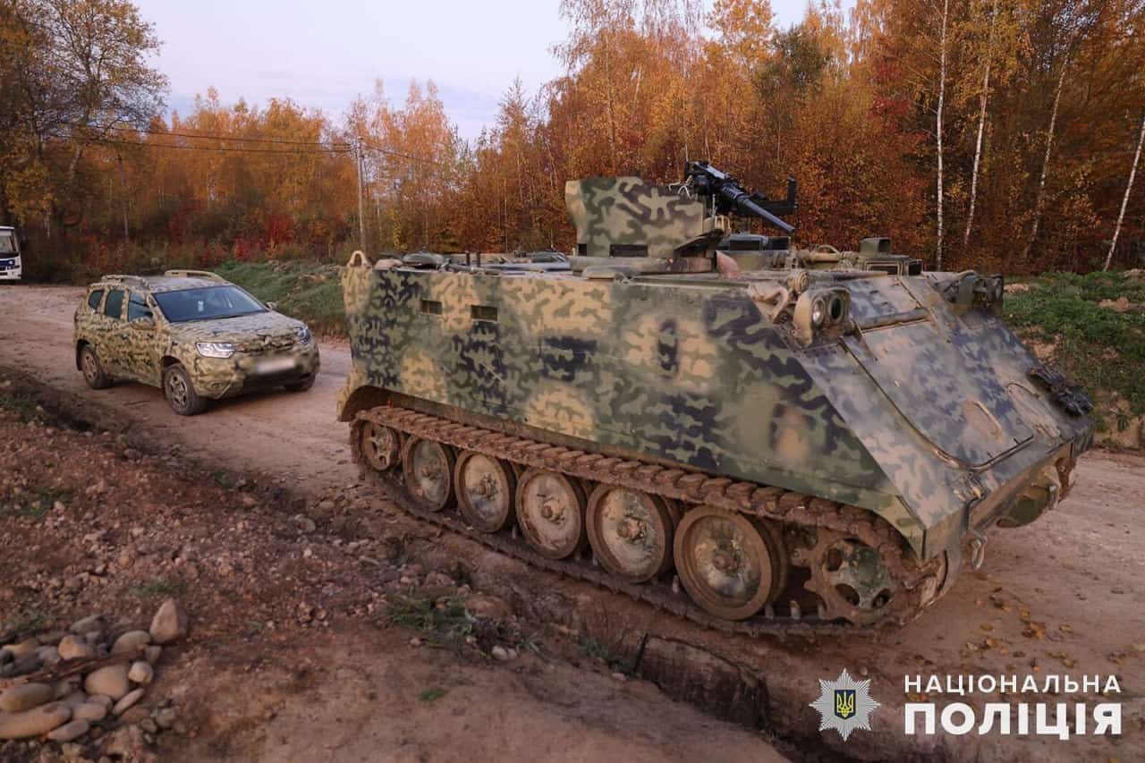 M113 armored personnel carrier. Photo: Ukrainian National Police