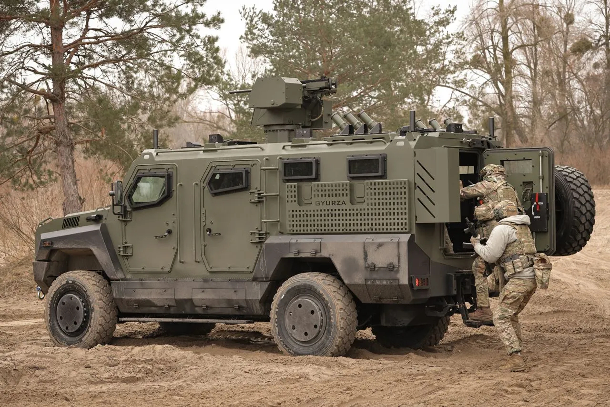 The Gyurza-02 4x4 armored combat vehicle. Photo: UkrArmoTech