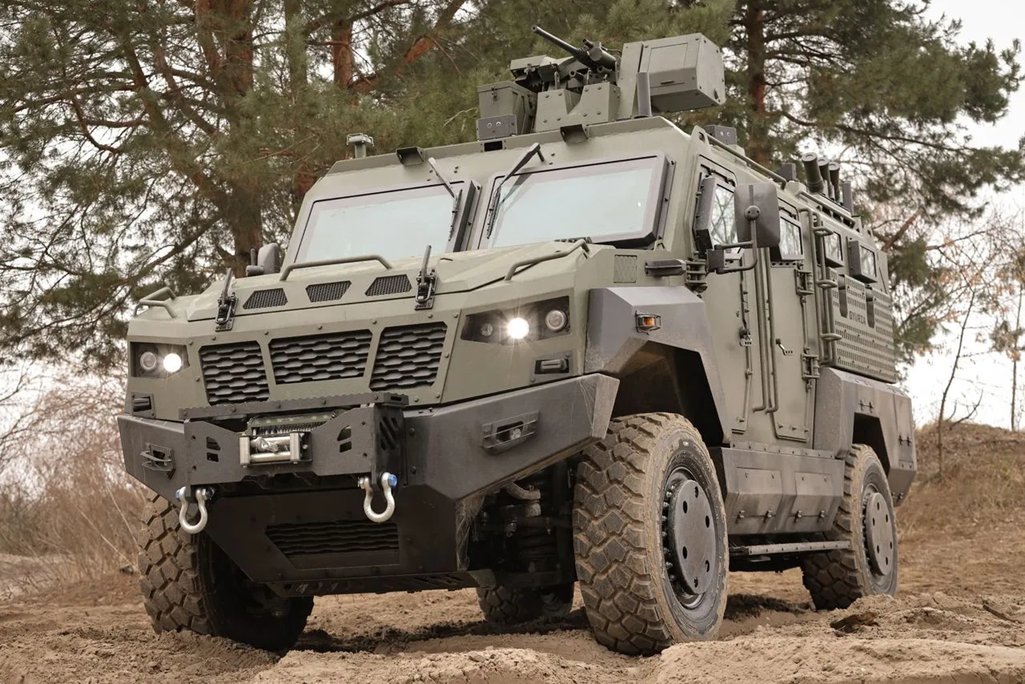 The Gyurza-02 4x4 armored combat vehicle