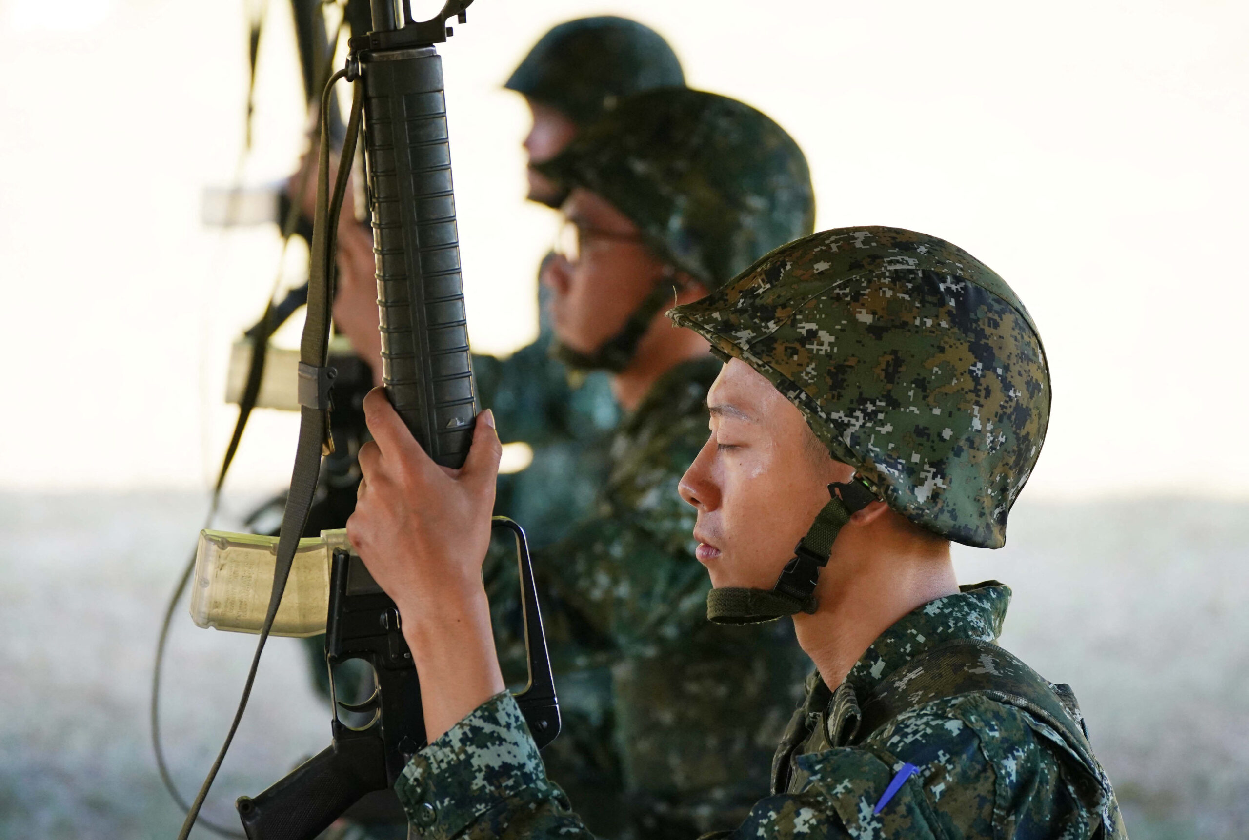 Taiwanese soldiers
