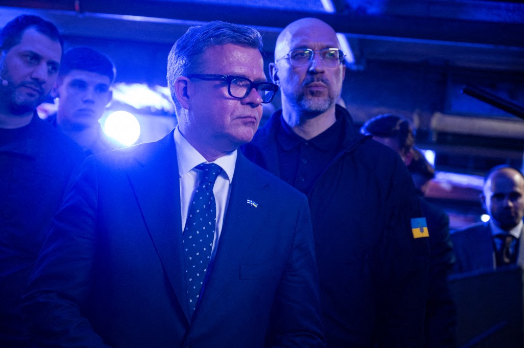 Prime Minister of the Republic of Finland Petteri Orpo and Prime Minister of Ukraine Denys Shmyhal