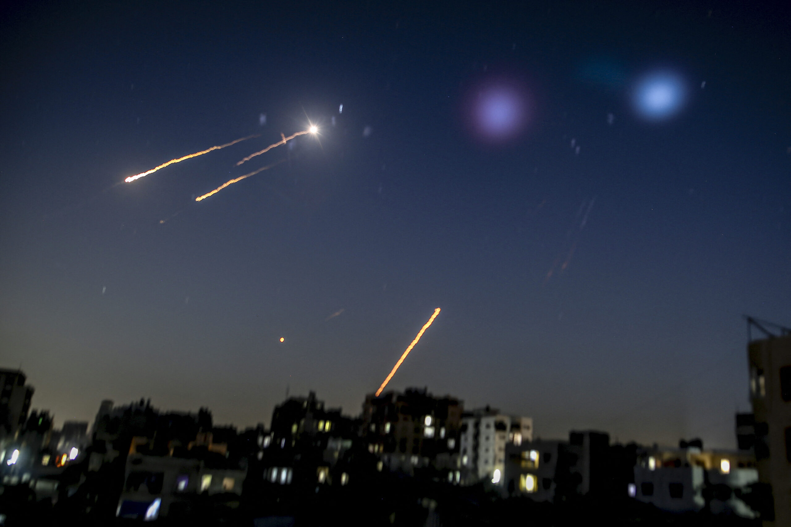 A rare and tense moment as Iranian and Israeli missiles strike each other's territory.