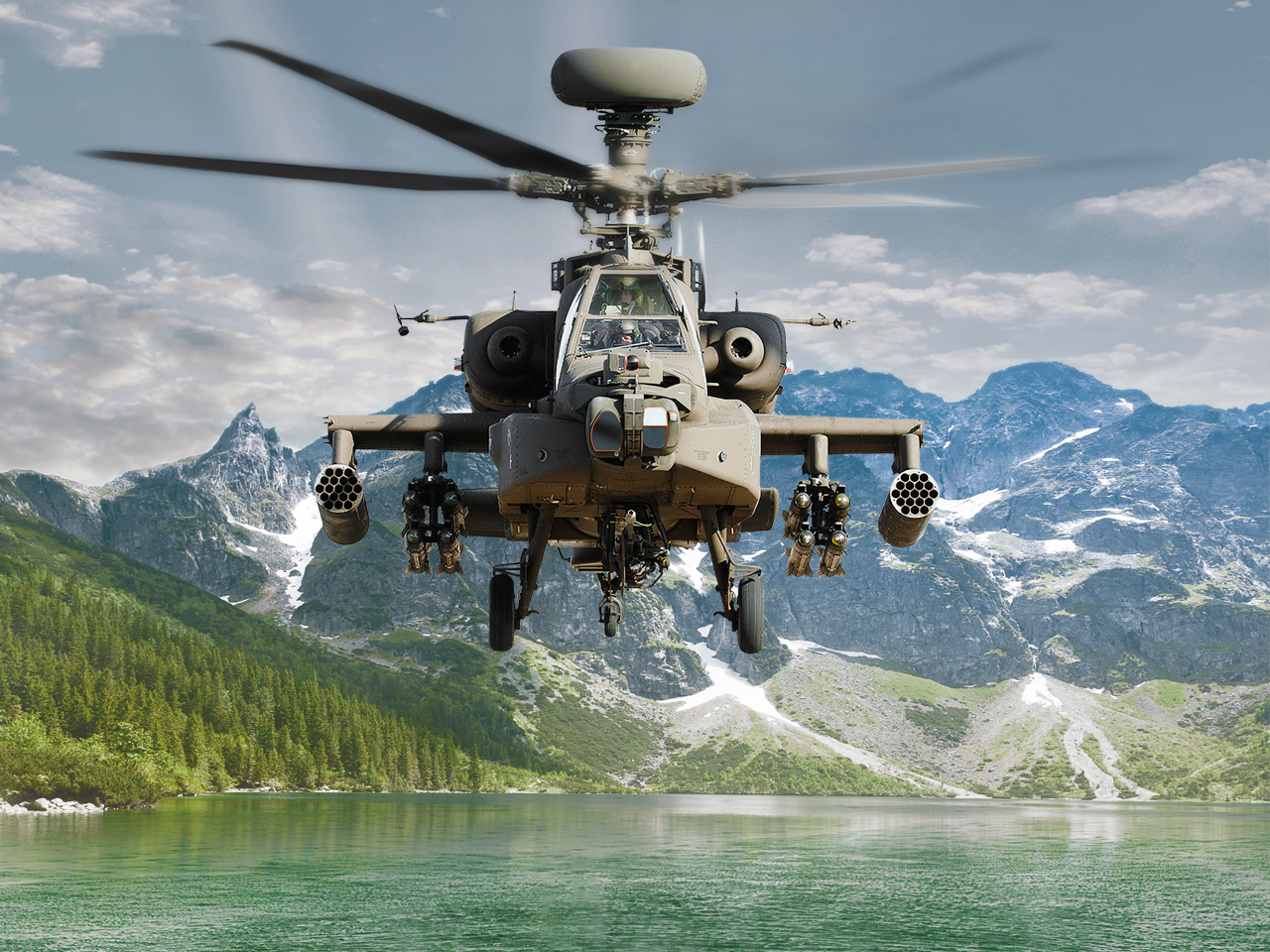 Apache helicopter