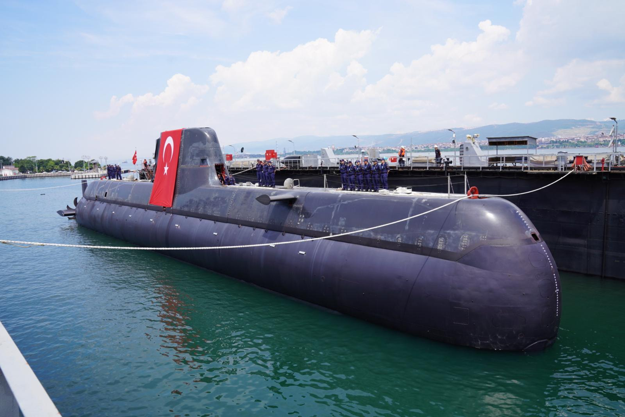 The TCG Murat Reis (S-332) Reis-class submarine