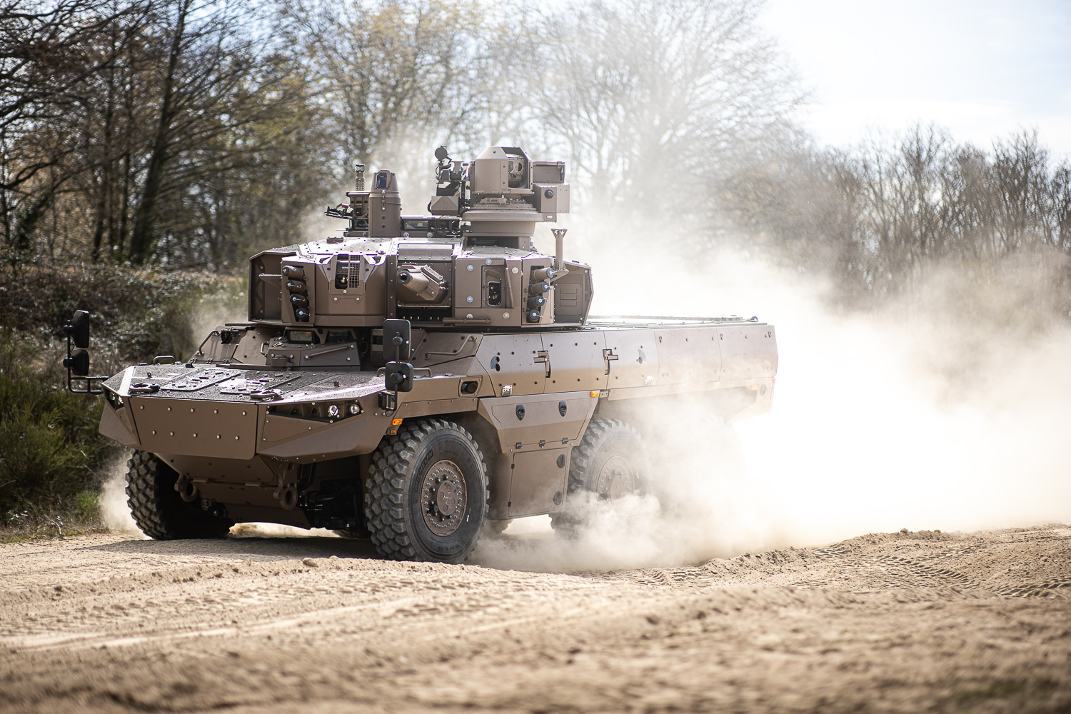 The Jaguar armored fighting vehicle
