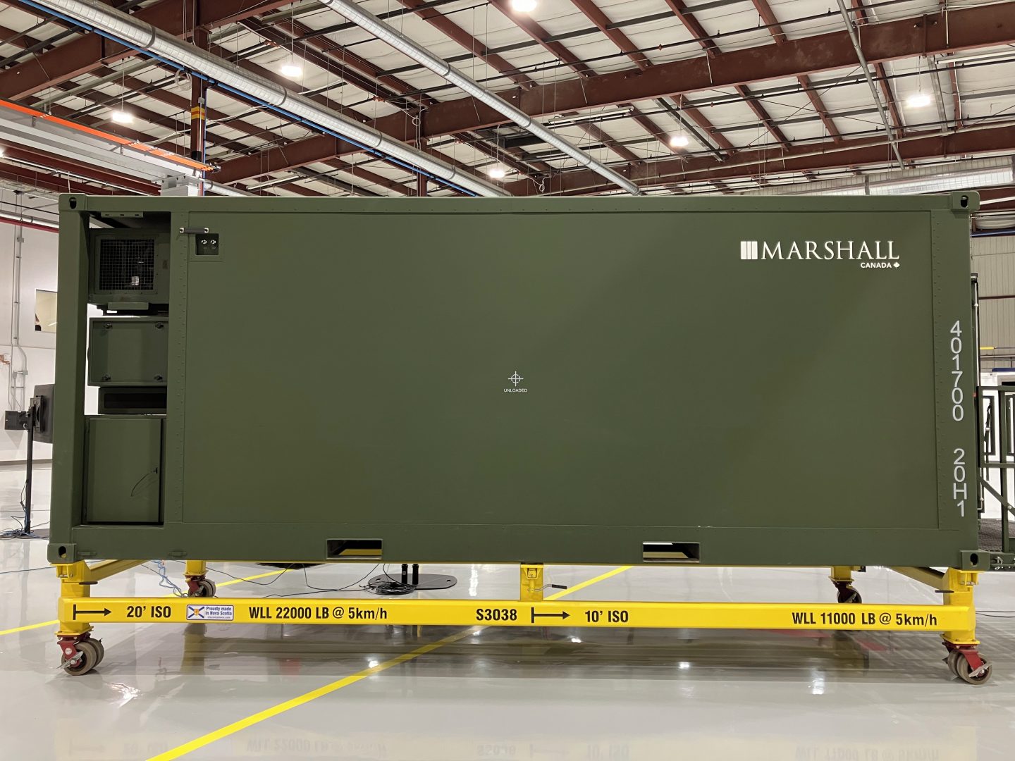 Design of armored modules for the Canadian Armed Forces Logistics Vehicle Modernization (LVM) Program. Photo: Marshall Canada/NP Aerospace