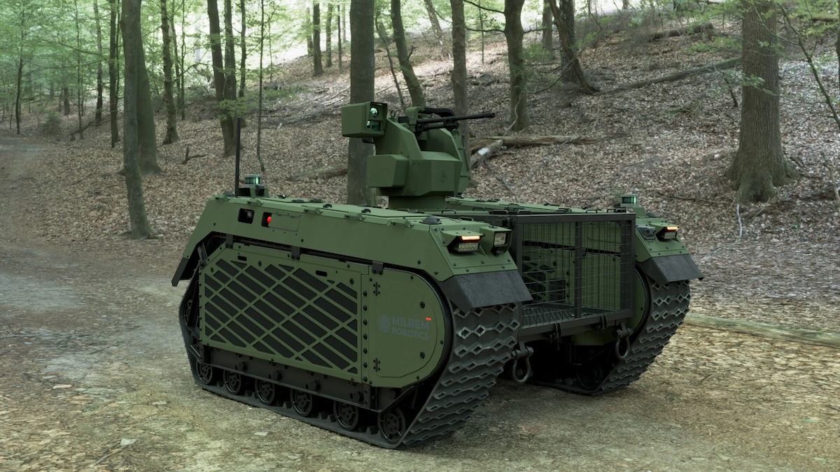 Milrem Robotics' THeMIS UGV with Loki RCWS.
