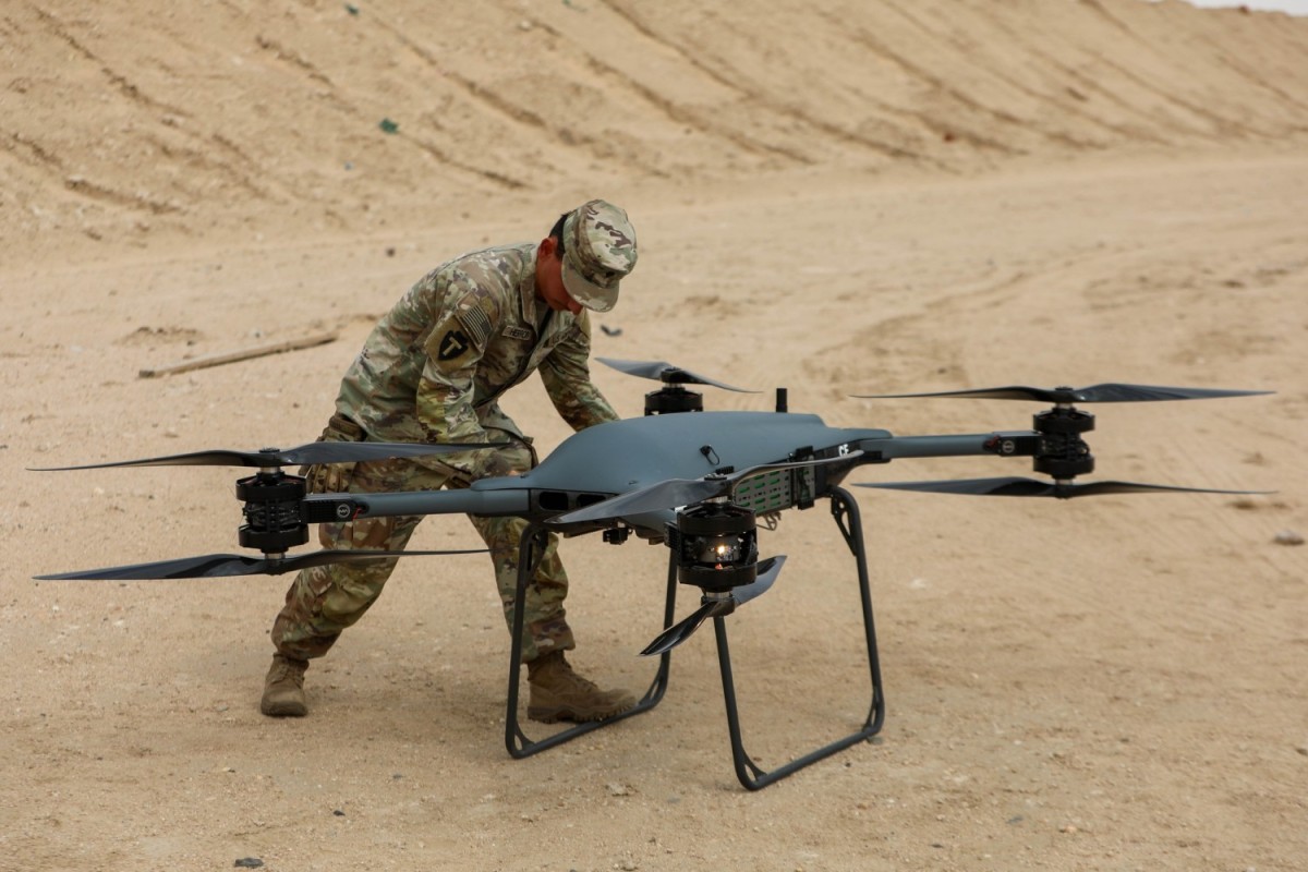 Tactical Resupply Vehicle-150 during a training event within the US Central Command area of responsibility.