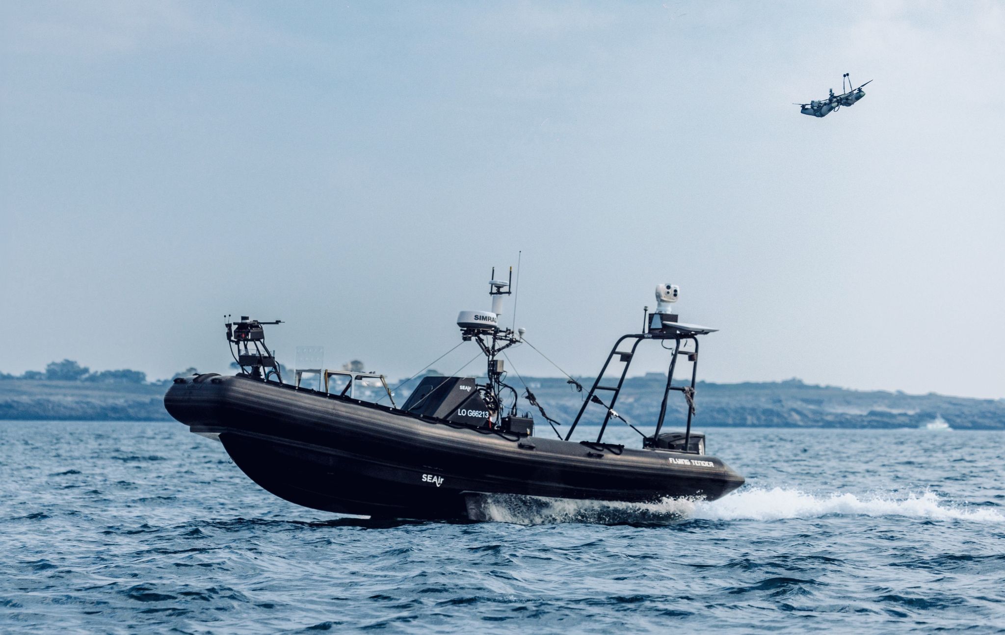 A uncrewed surface vessel developed by SEAir.