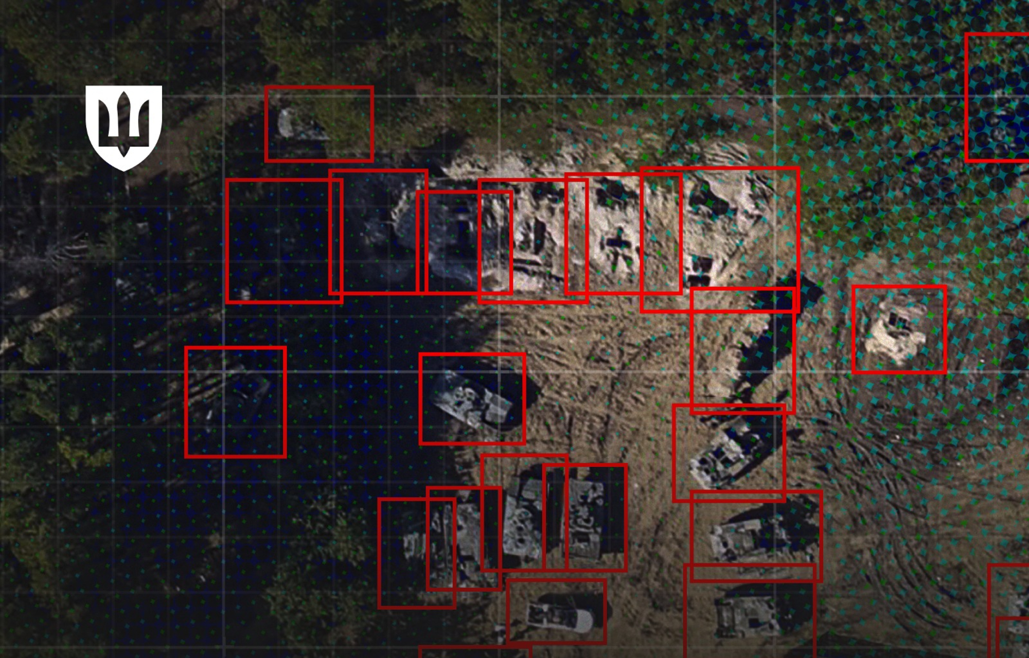 AI-based tracker in action. Photo: Ukrainian Ministry of Defence