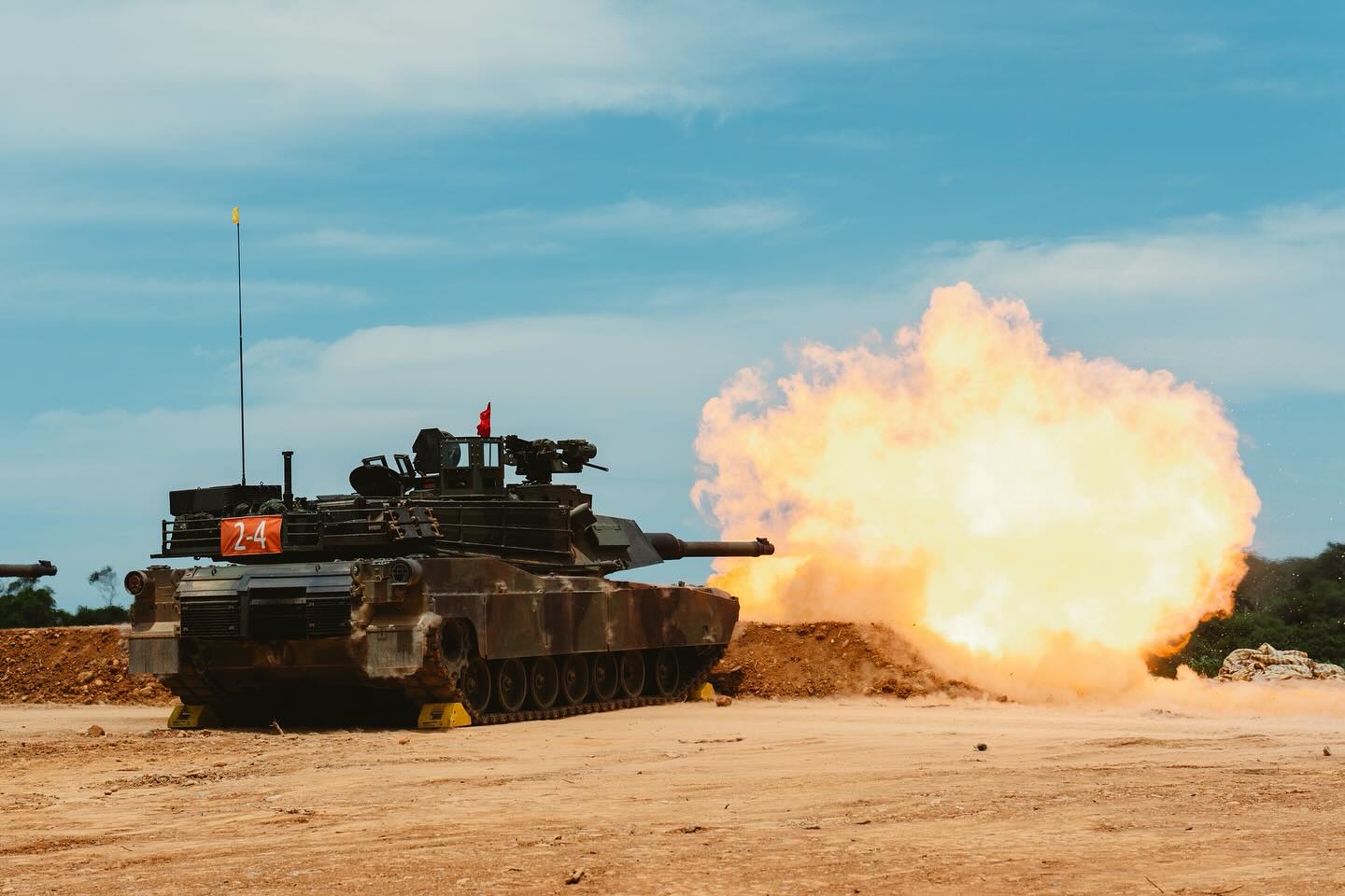 A Taiwanese Abrams main battle tank