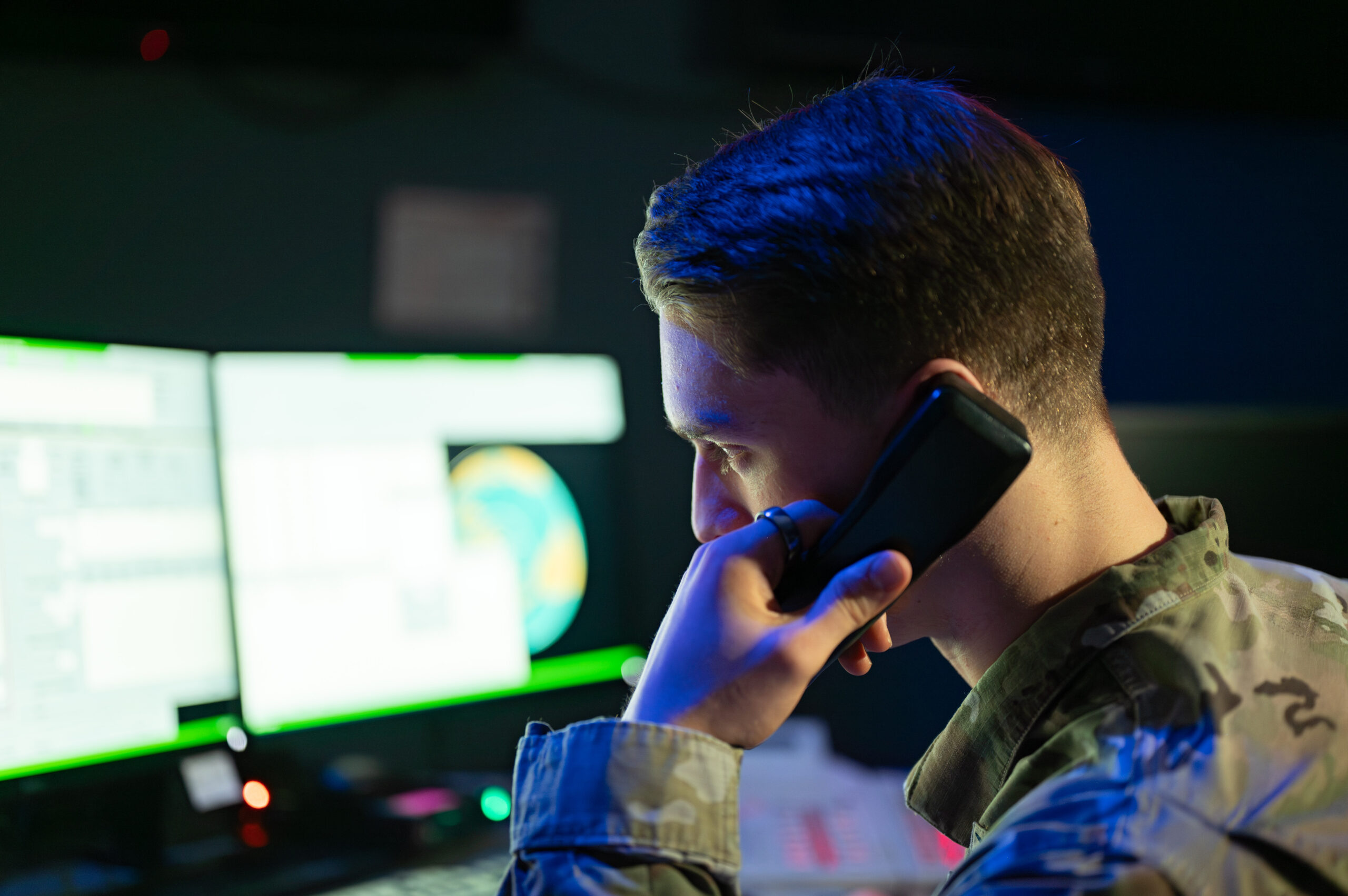 U.S. Space Force Spc. 4 Caleb Walker, a crew chief with the 6th Space Warning Squadron (6 SWS), poses in the Upgraded Early Warning Radar (UEWR) facility at Cape Cod Space Force Station, Massachusetts, May 9, 2024. 6 SWS, located at Cape Cod Space Force Station in Sagamore, Massachusetts, is a geographically separated unit of Space Delta 4, Buckley Space Force Base, Colorado. 