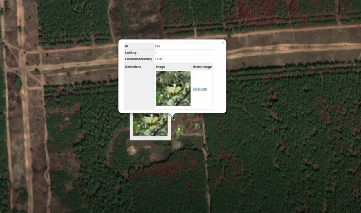 Safe Pro's AI-powered imagery analysis.