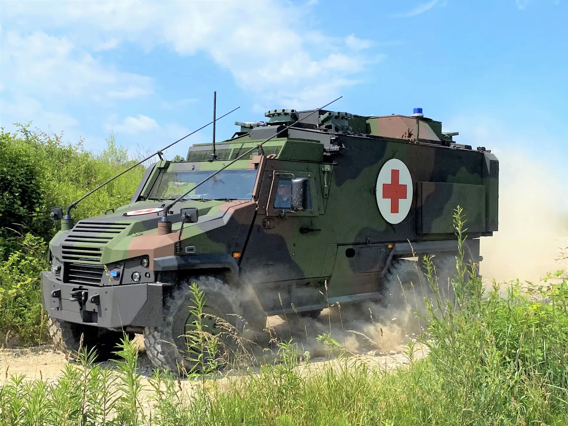 Eagle 6x6 in a medical vehicle variant