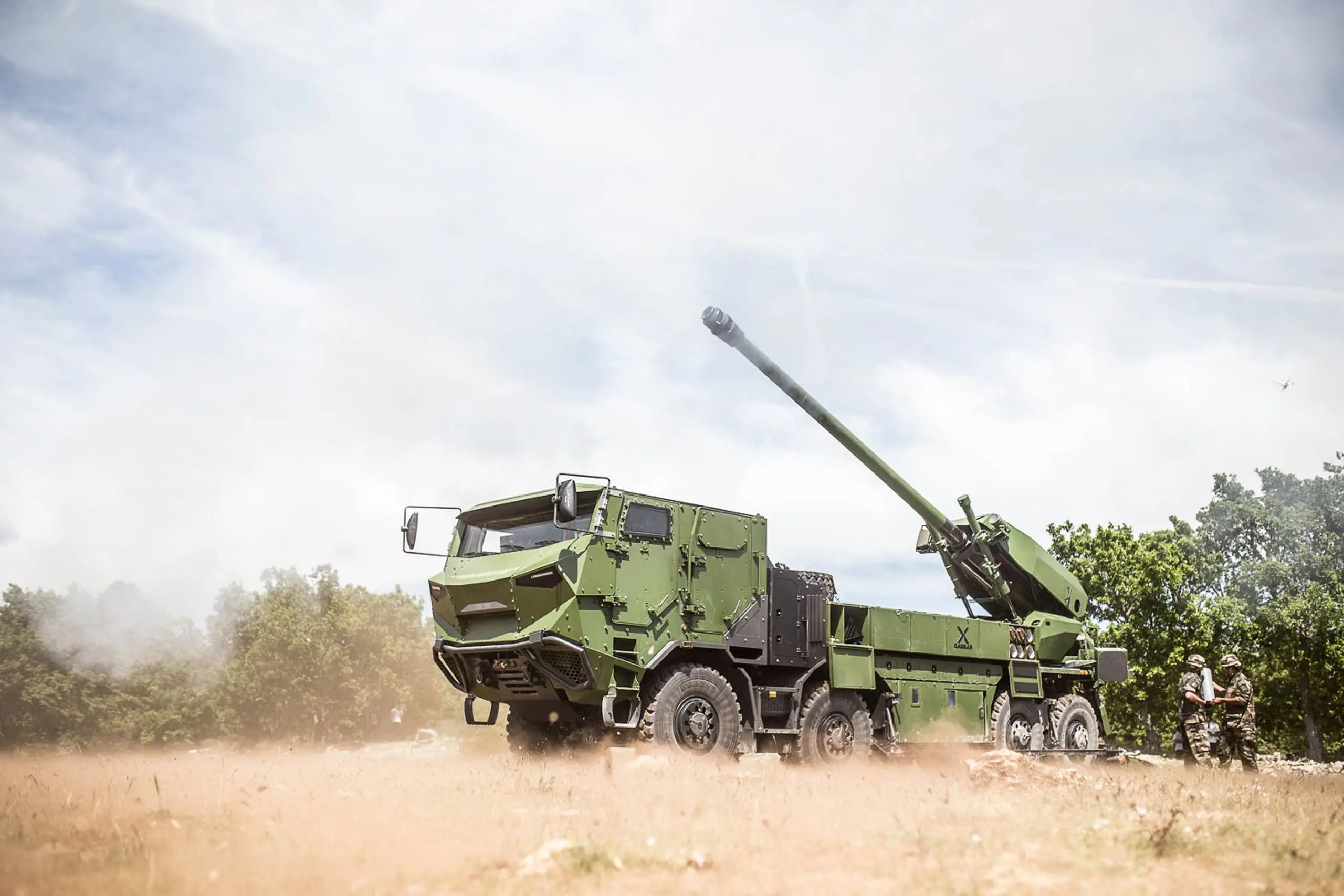 Caesar 8x8 self-propelled howitzer