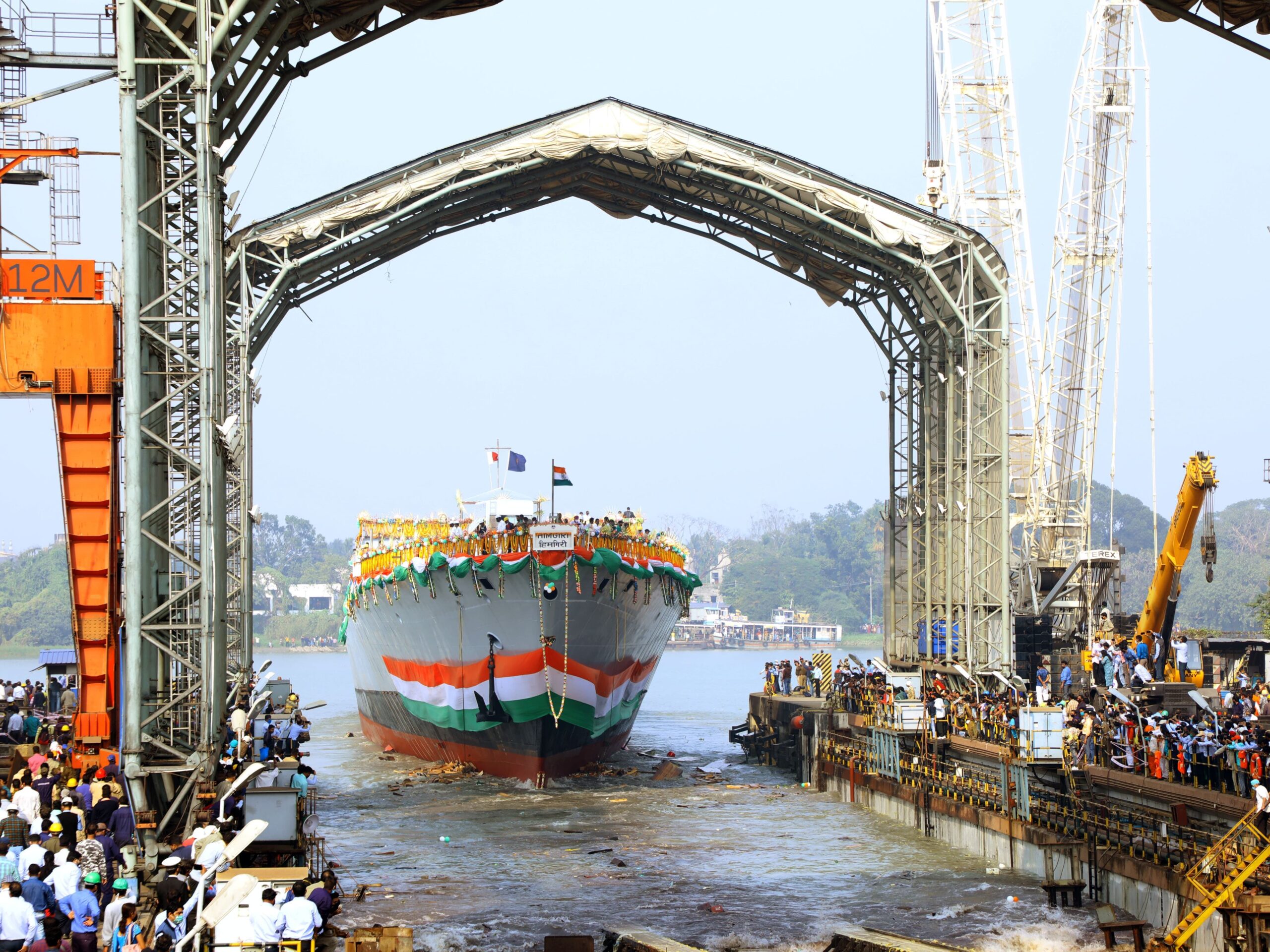 A P-17A Nilgiri-class frigate