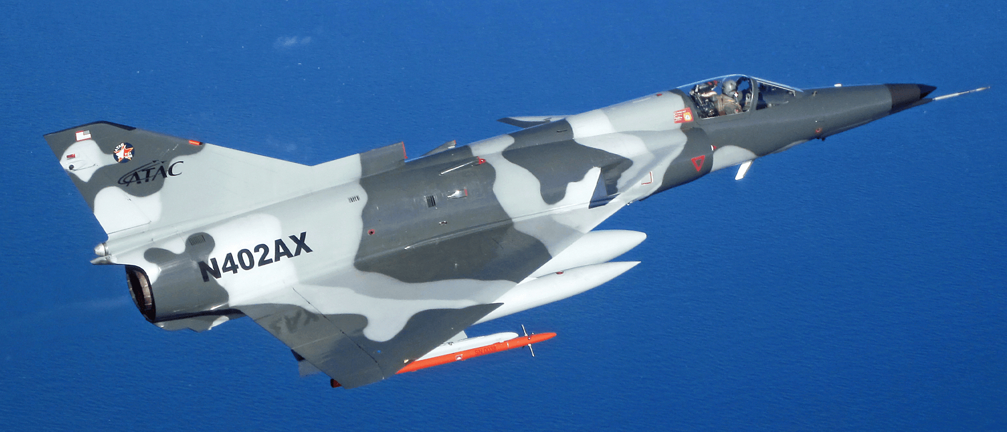 An ATAC F-16 chase aircraft. Photo: Textron Systems