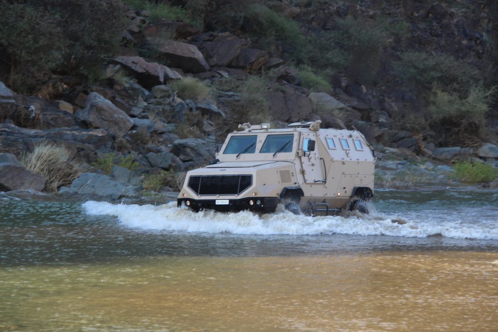 The Tuwaiq mine-resistant ambush protected (MRAP) vehicle. Photo: AVF (Armored Vehicles & Heavy Equipment Factory)