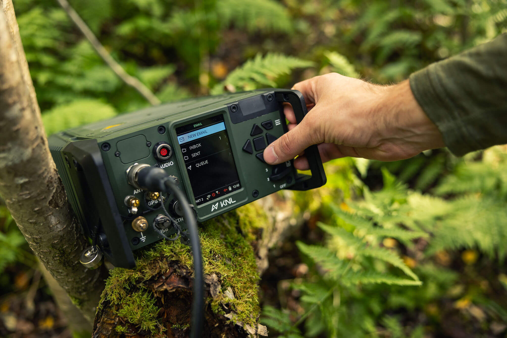 Cognitive Networked High Frequency Manpack radio.