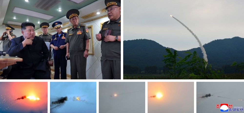 North Korea test-firing two types of new air defense missiles