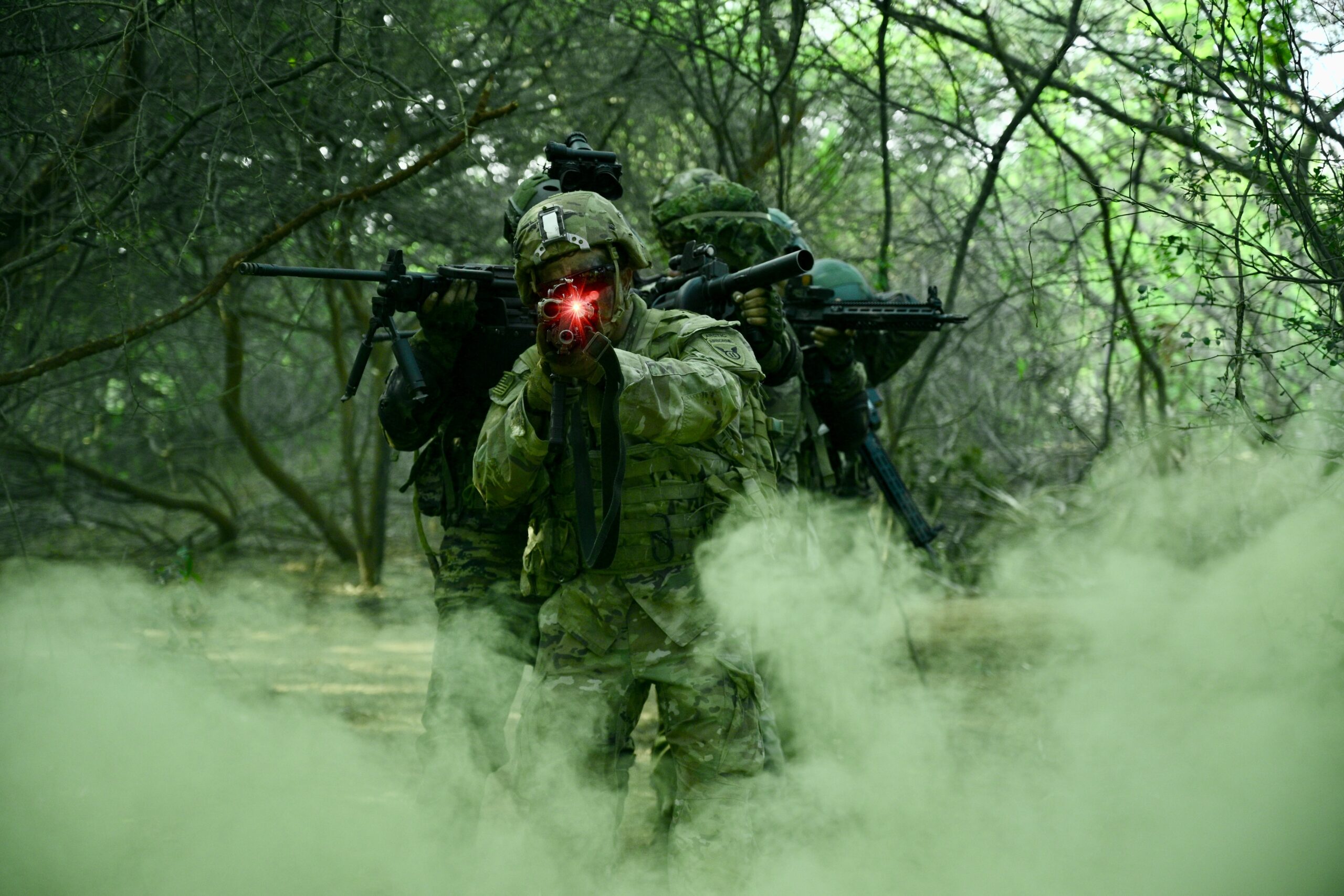 VISAKHAPATNAM, Andhra Pradesh, India (April 4, 2025) U.S. Army Soldiers assigned to Bayonet Company, 1st Battalion, 5th Infantry Regiment, 1st Infantry Brigade Combat Team, 11th Airborne Division, and Indian Army Soldiers, under the command of Col. Yash Agrawal and assigned to the 4/8 Gurkha Rifles Infantry Battalion, 91st Infantry Brigade, conduct field evacuation training during Exercise Tiger Triumph near Visakhapatnam, India, April 4, 2025. Tiger Triumph is a joint and combined U.S.-India exercise focused on humanitarian assistance and disaster response readiness, and interoperability. The exercise enables U.S. and Indian armed forces to improve interoperability and bilateral, joint, and service readiness in the Indian Ocean region and beyond to support a free and open Indo-Pacific. (Courtesy of Indian Army)