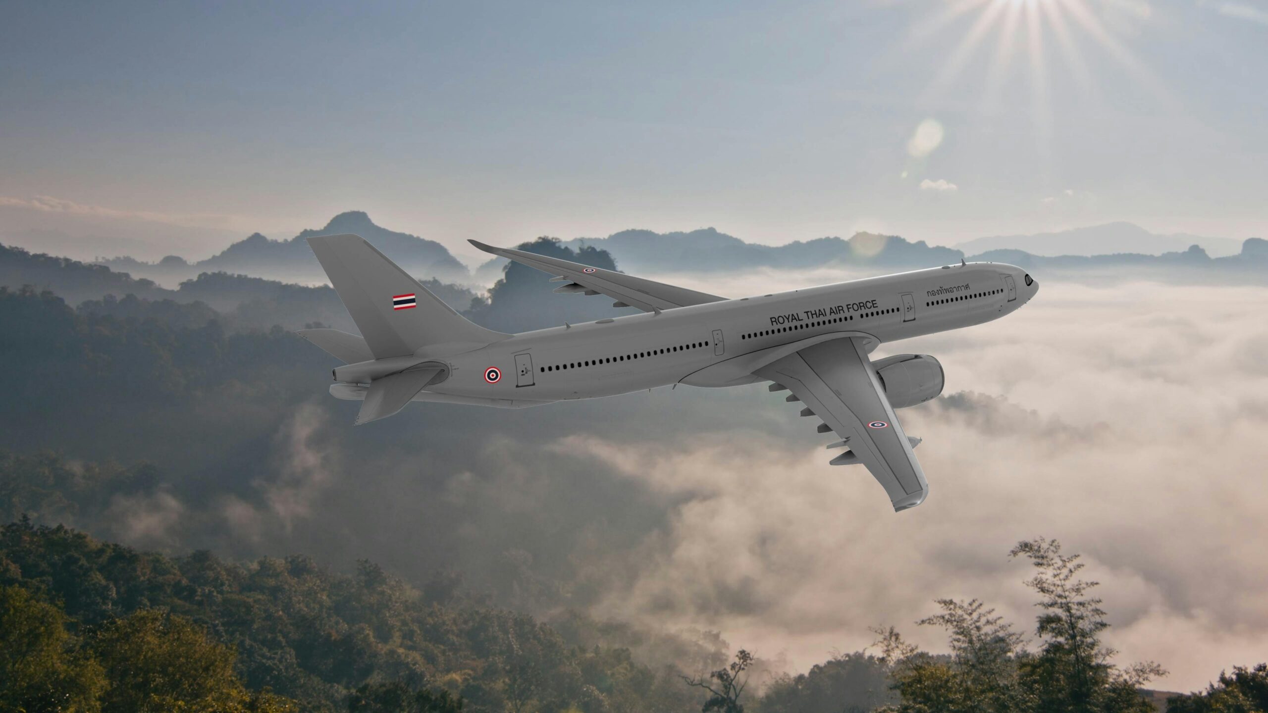 A330 MRTT+ Royal Thai Air Force Artist view (3D Render)
