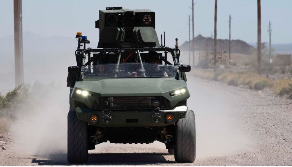 LOCUST LWS integrated on Infantry Squad Vehicle.
