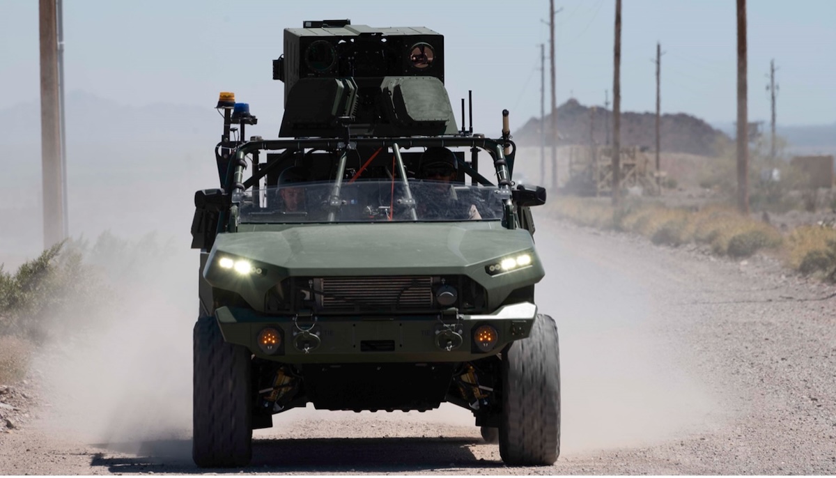 LOCUST LWS integrated on Infantry Squad Vehicle.