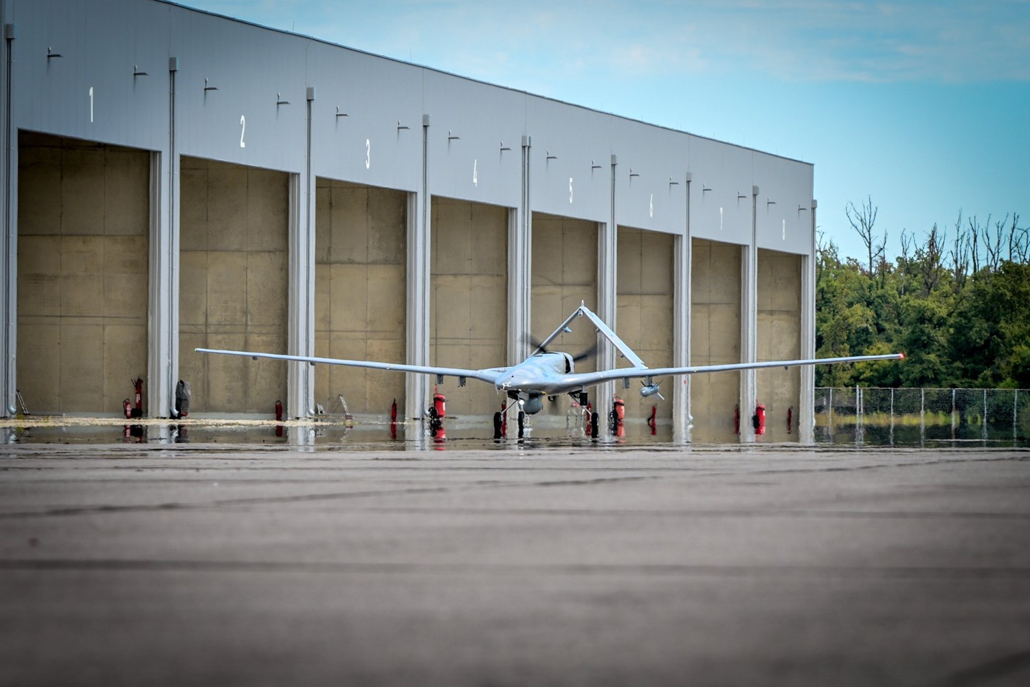 A Bayraktar TB2 unmanned aerial system