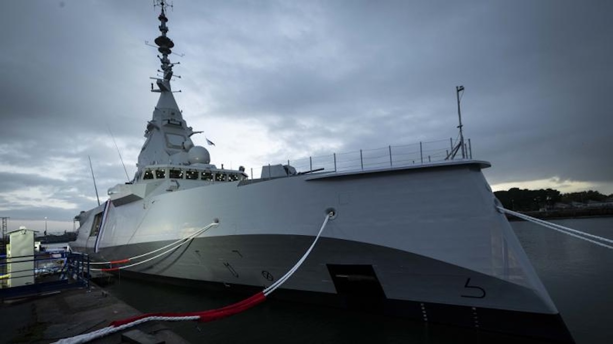 FDI lead ship Amiral Ronarc'h on the dock