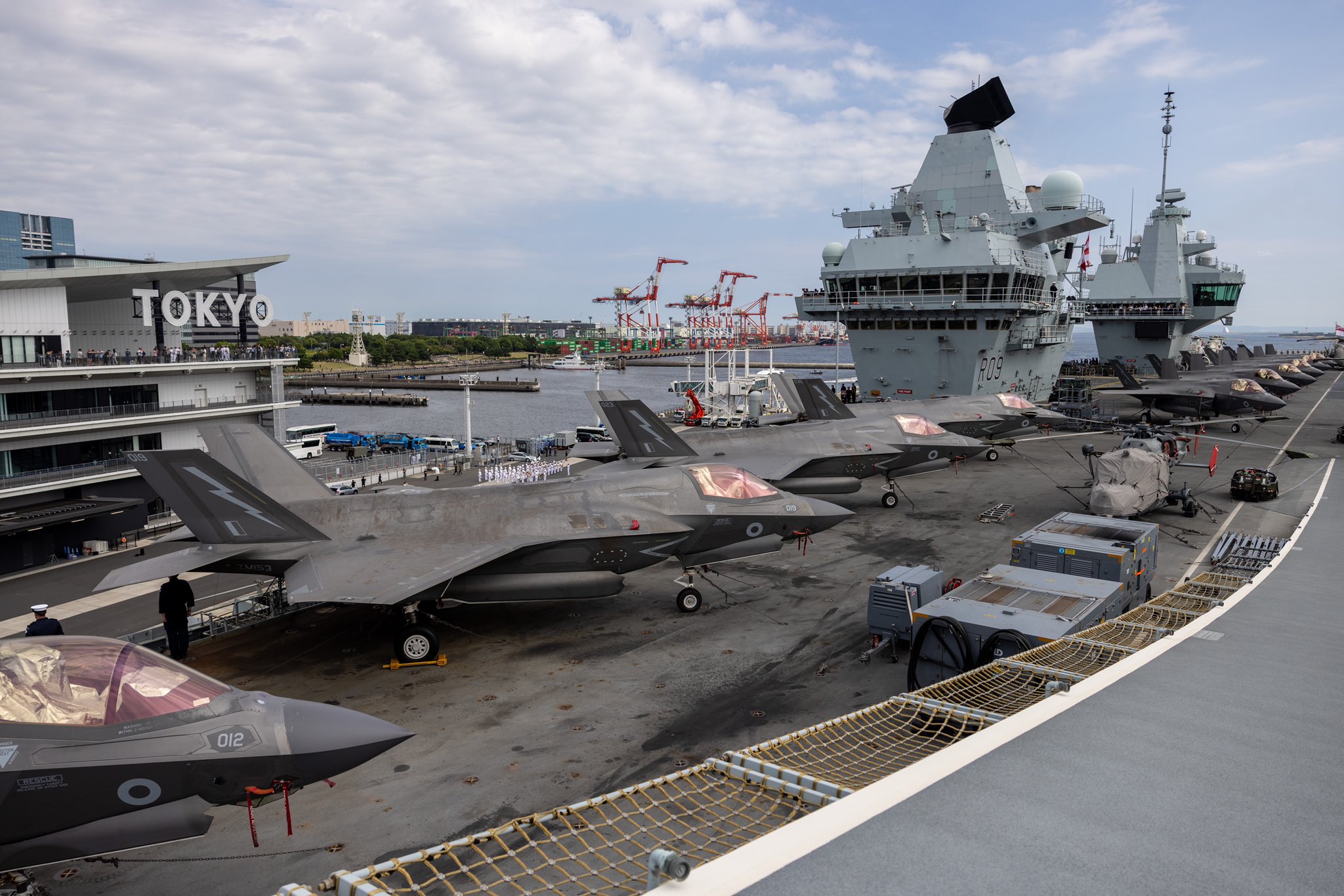 UK Carrier Strike Group in Tokyo, Japan