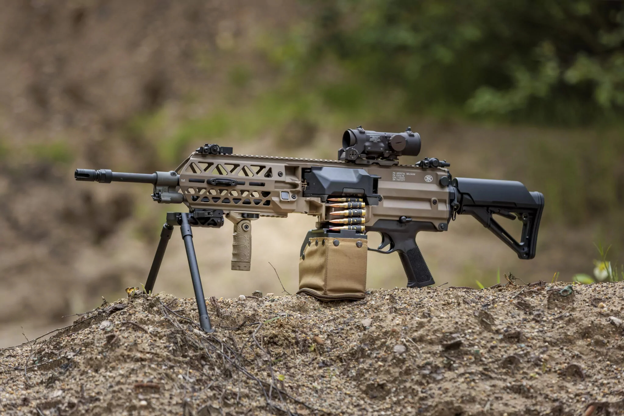 The EVOLYS 5.56-millimeter ultralight machine gun