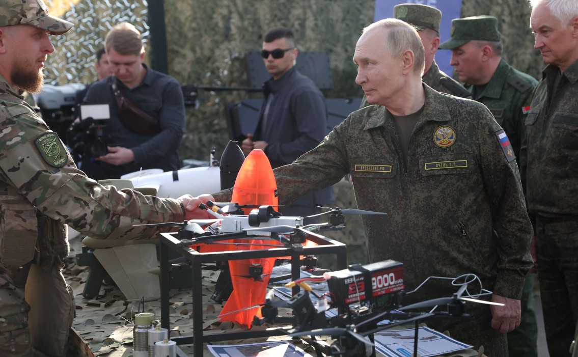 Russian President Vladimir Putin inspected weapons and military and special equipment engaged in the Zapad-2025 joint strategic exercise.