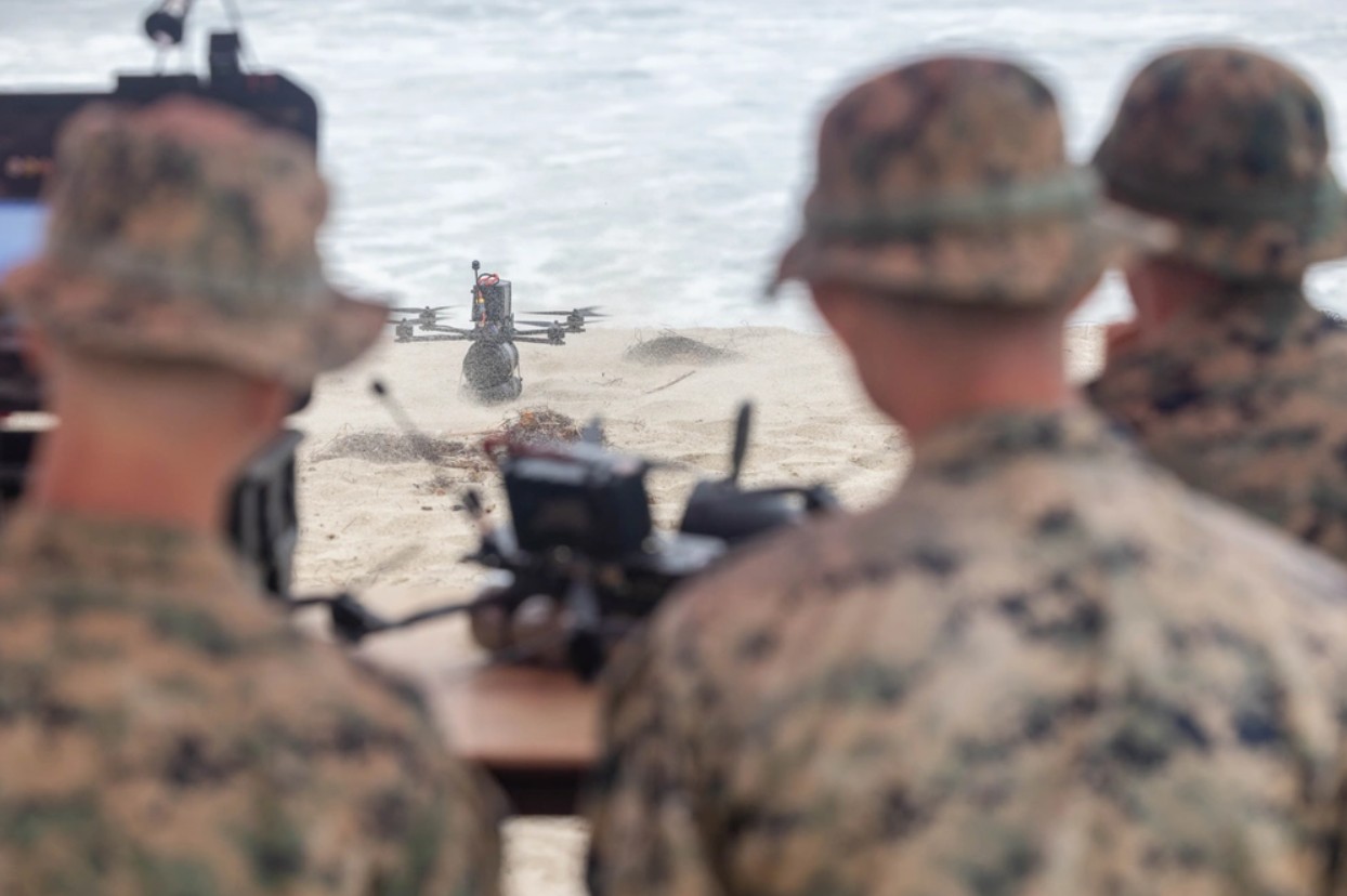 Marines test drone systems in Defense Innovation Unit challenge.