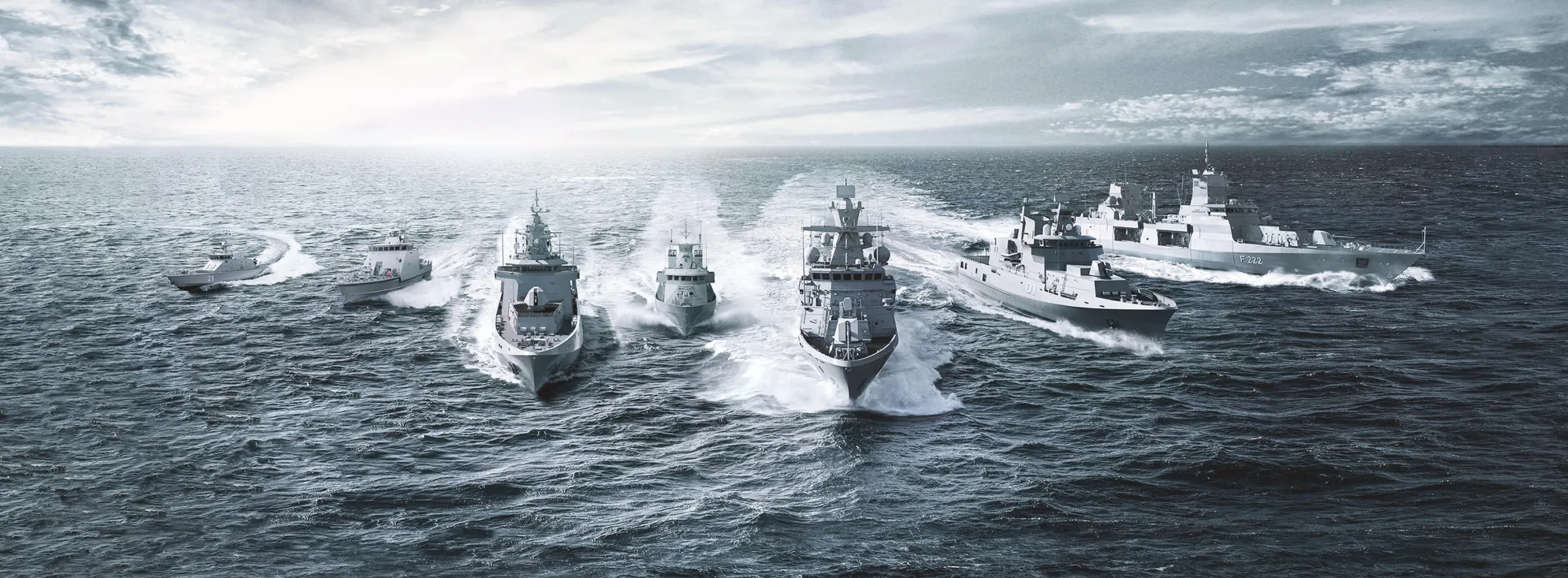 Rendering of NVL's naval vessel portfolio. Photo: Rheinmetaill/NVL
