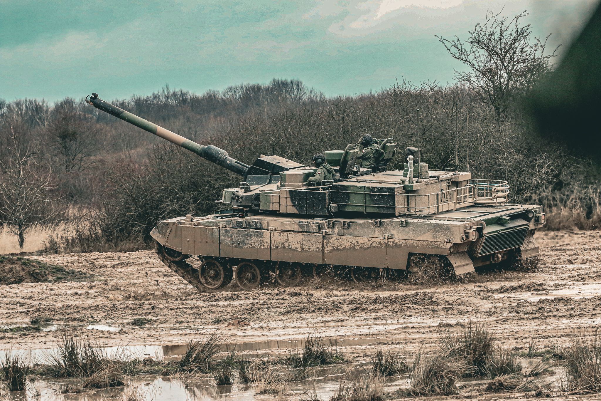 A K2 Black Panther main battle tank