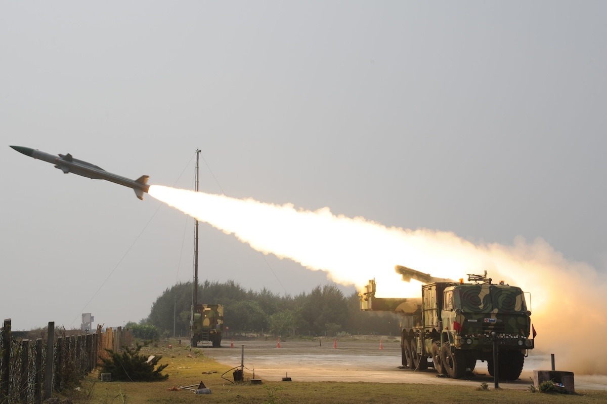 Akash missile test in India