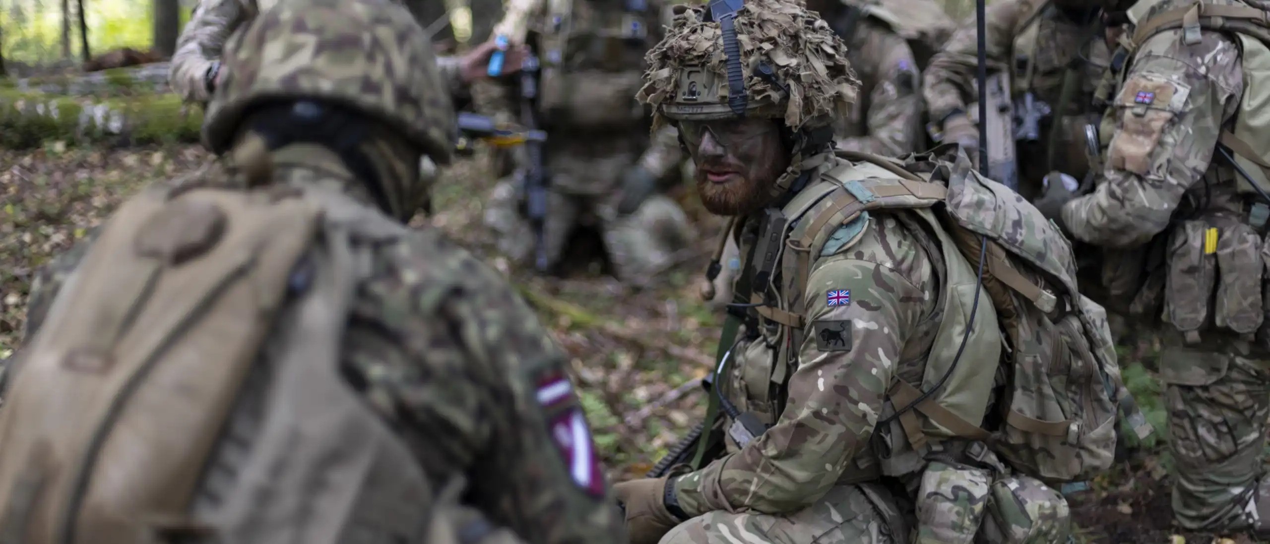 BRITSH SOLDIER LATVIA