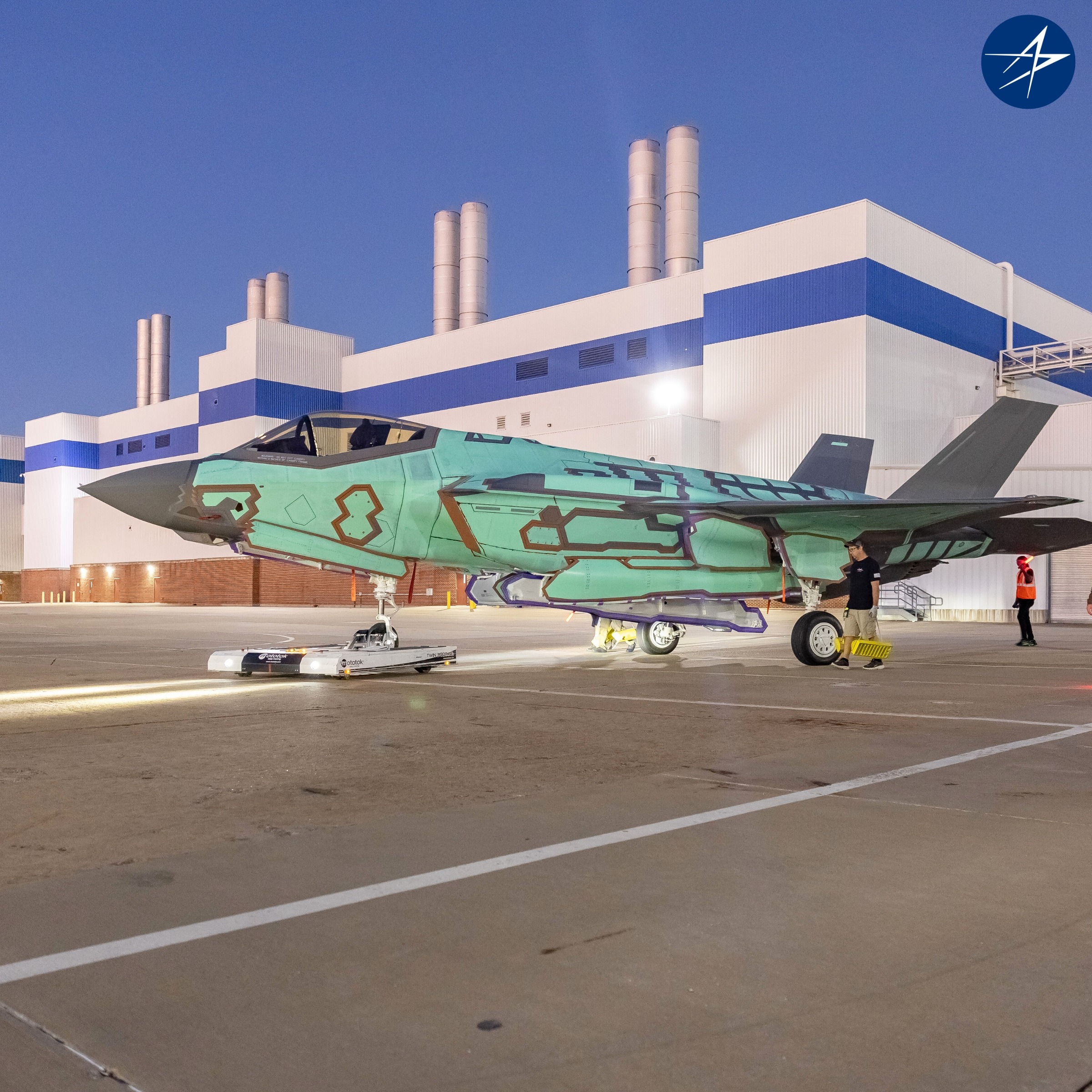 Final assembly of JF-501 airframe (Finland's first F-35) rolled out of Lockheed Martin Fort Worth facility