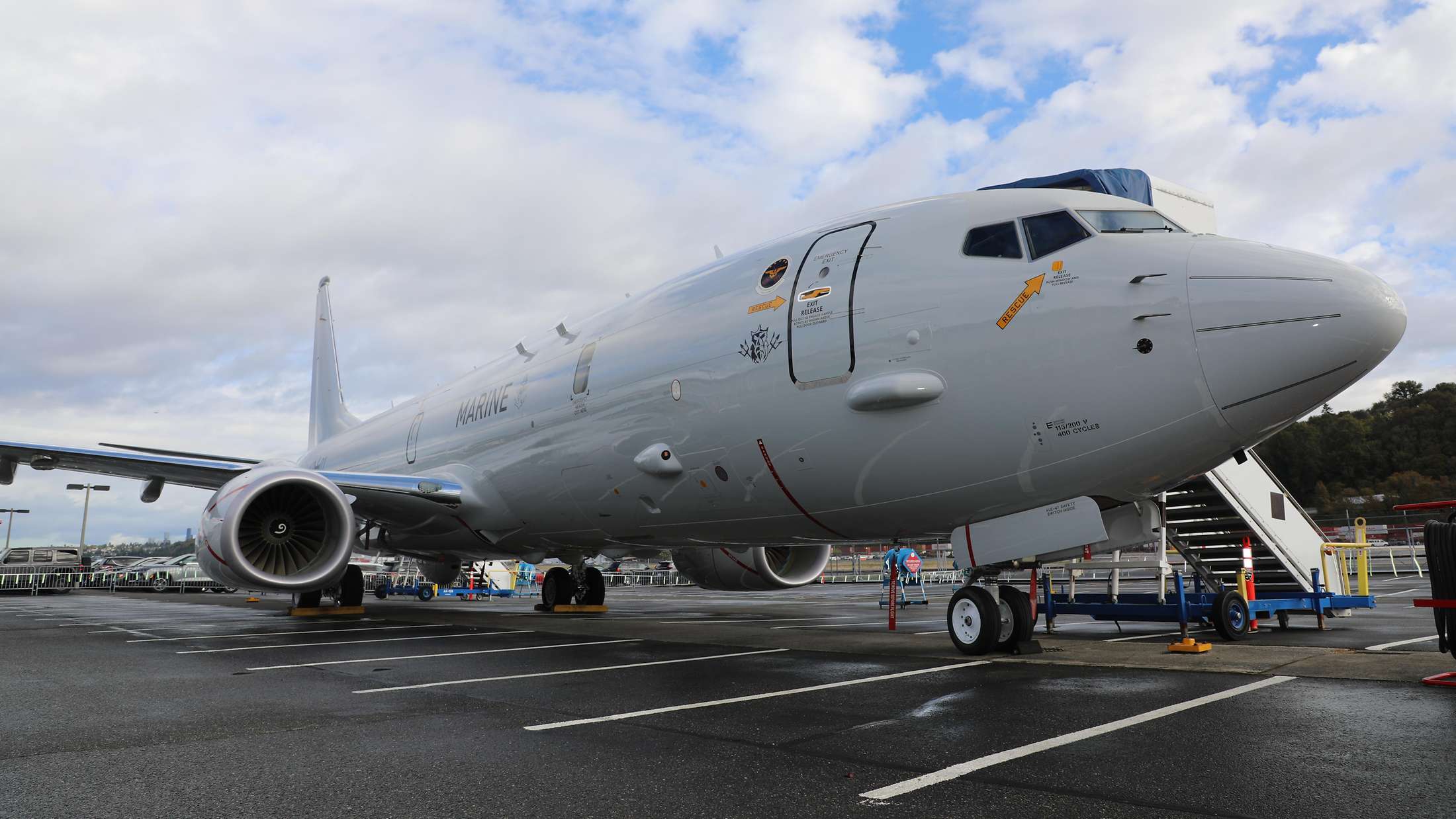 Already in the “look” of the German Navy: a maritime patrol aircraft and submarine hunter Poseidon P-8A