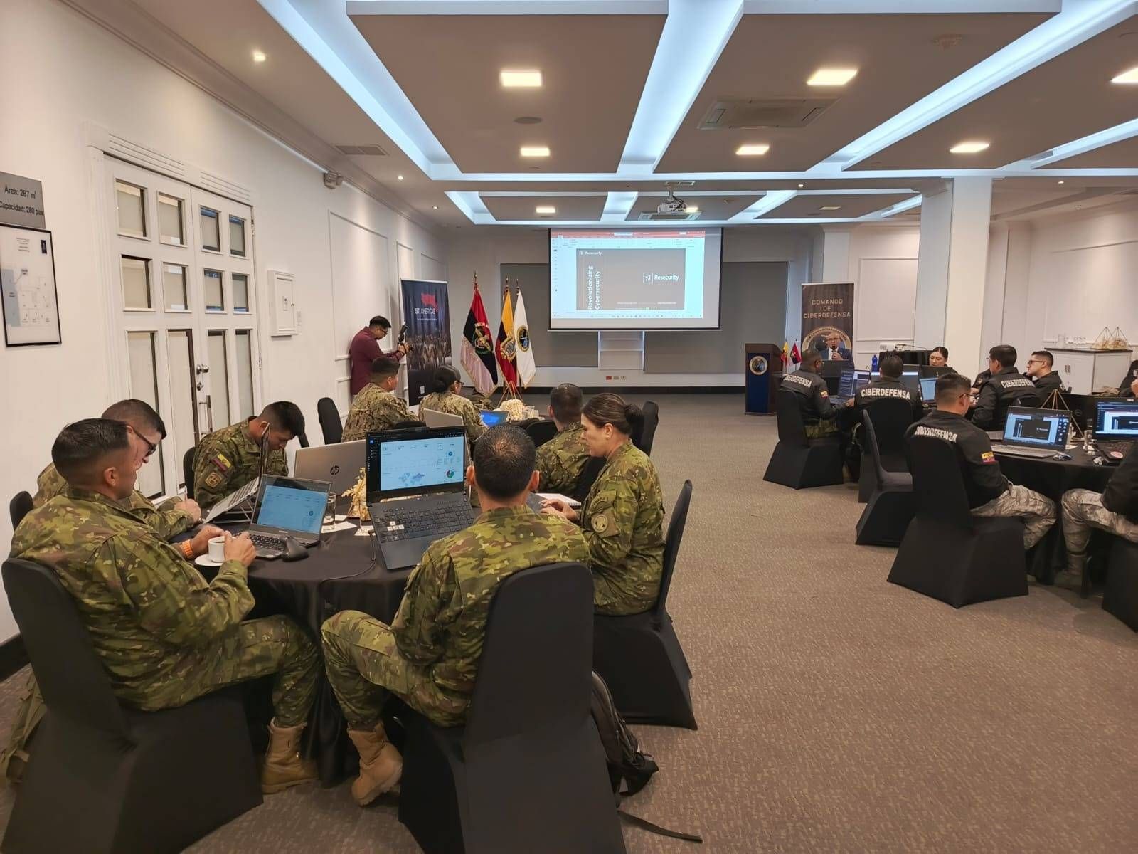 The National Computer Emergency Response Team of Ecuador during annual training exercise called 