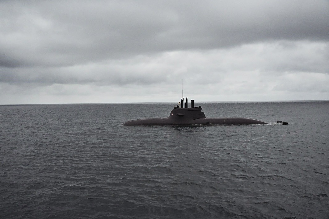 A submarine during Playbook Merlin 25.
