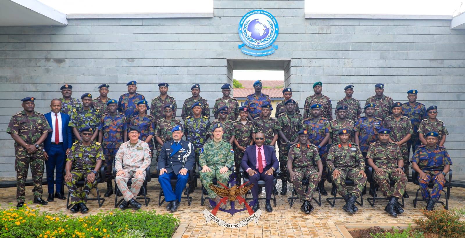 Leaders and participants of the Dutch-led data science and AI training course for the Kenya Defence Forces. Photo: Kenya Defence Forces