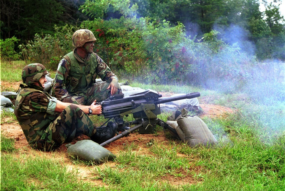 Mk19 grenade launcher